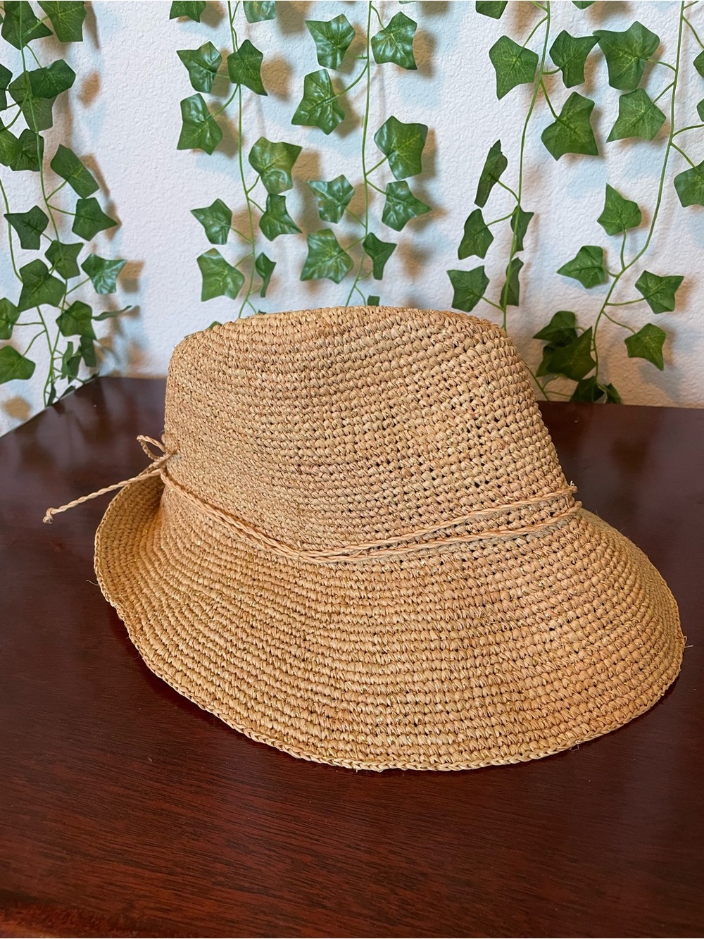 Tommy Bahama Woven Straw Sun Hat in Natural Tan